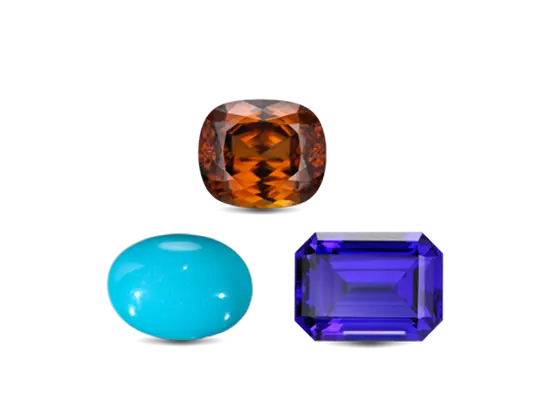 Tanzanite, Turquoise & Zircon